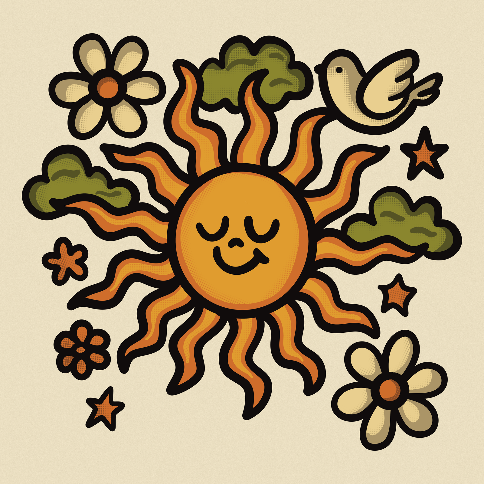 Retro Sun